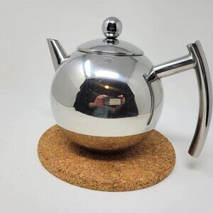 Paderno Stainless Steel Teapot with infuser